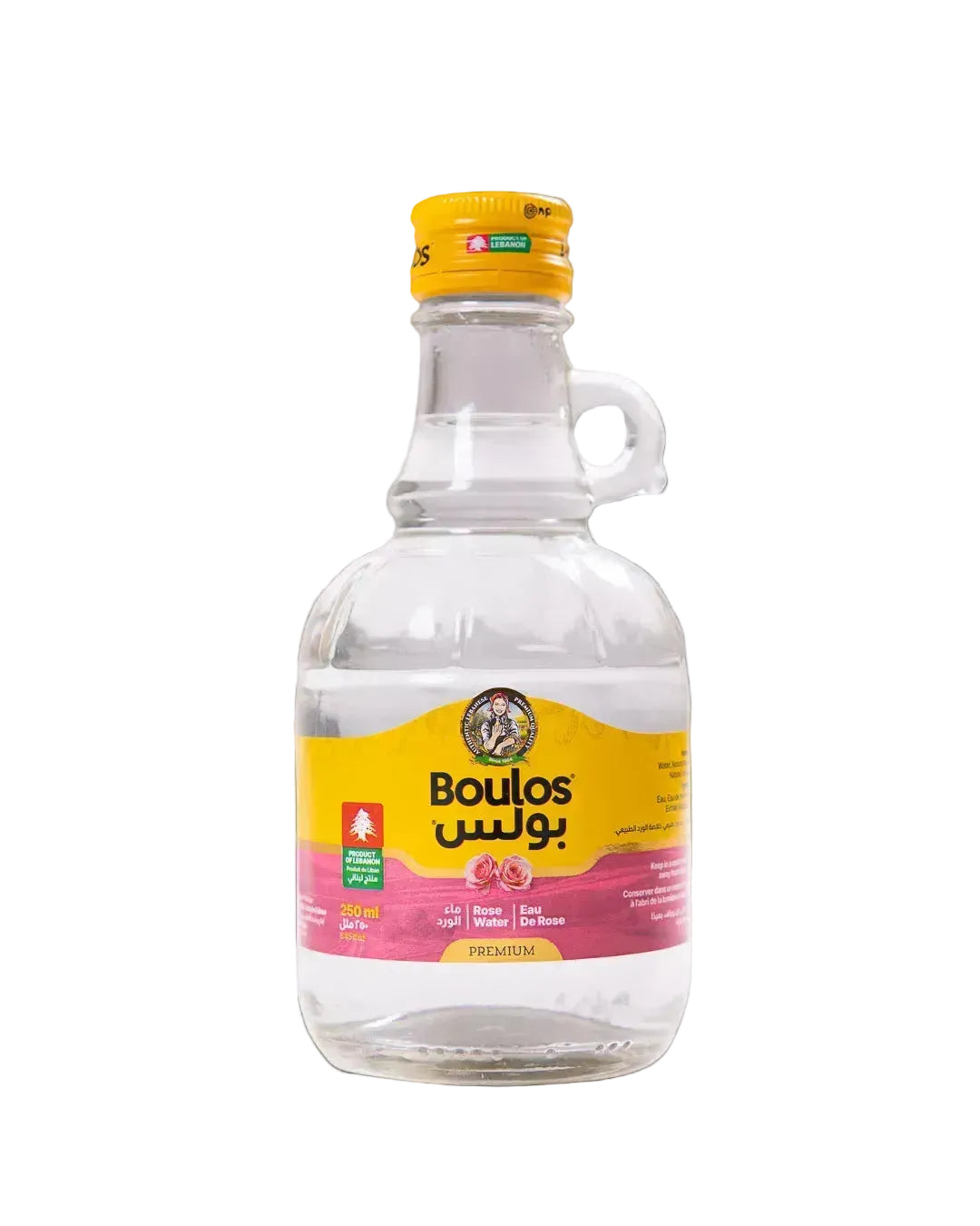 Boulos Rose Water Extra 250ML Glass Gallon