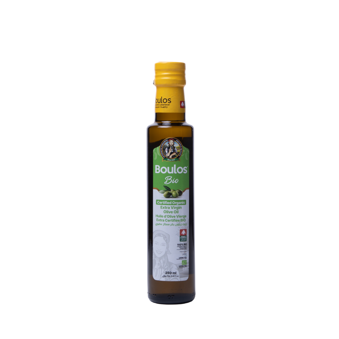 Boulos Bio Certified Organic Extra Virgin Olive Oil 250ML “Dorica” Rou ...