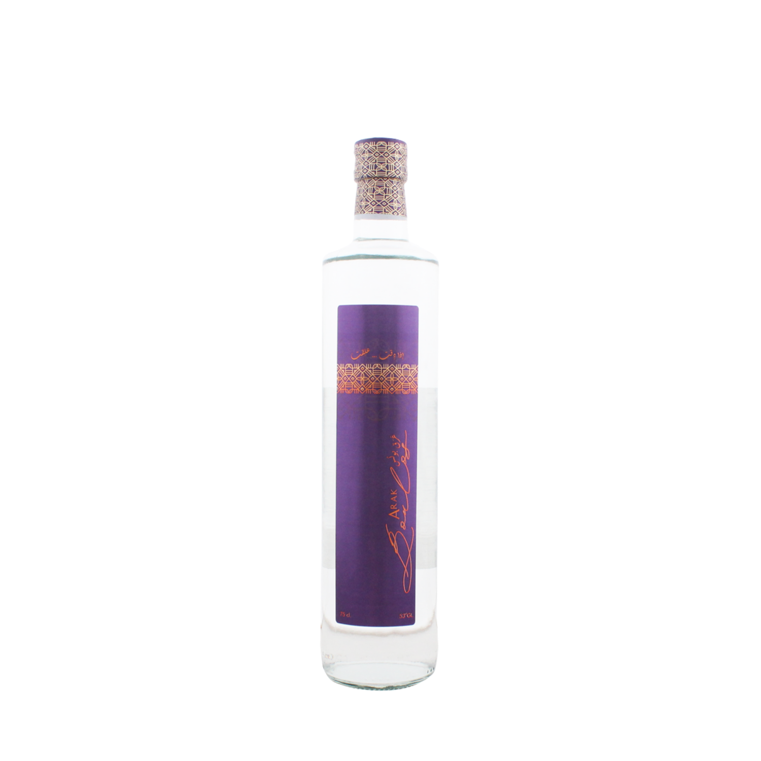 Boulos Arack Premium Extra 750ML “Dorica” Round Glass Bottle