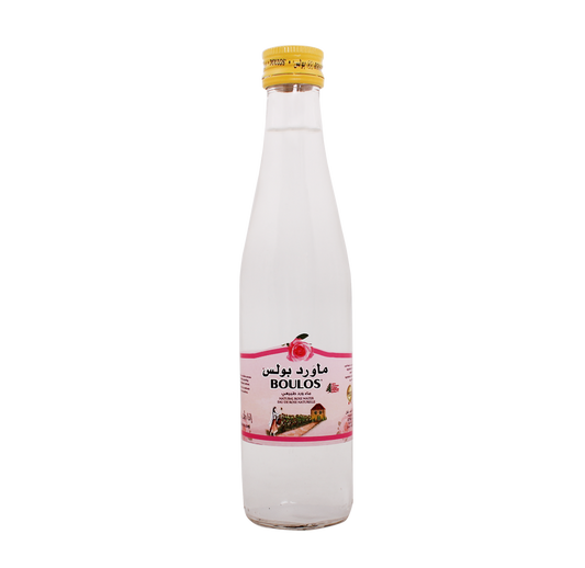 Boulos Rose Water Extra 250ML Round Glass Bottle